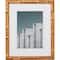 Craig Frames Vintage Bamboo Brushed Gold Picture Frame with Mat